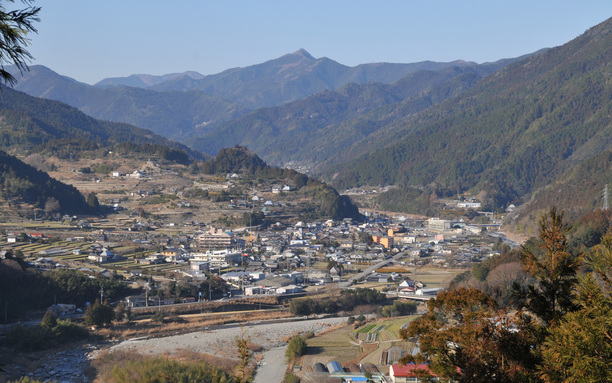 大粟山から